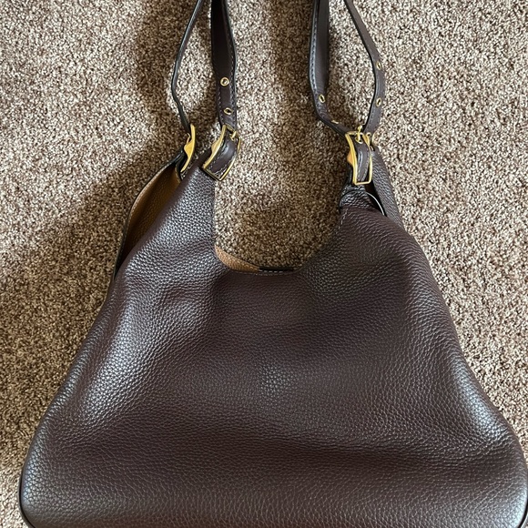Coach bag with brass accents - Picture 1 of 3